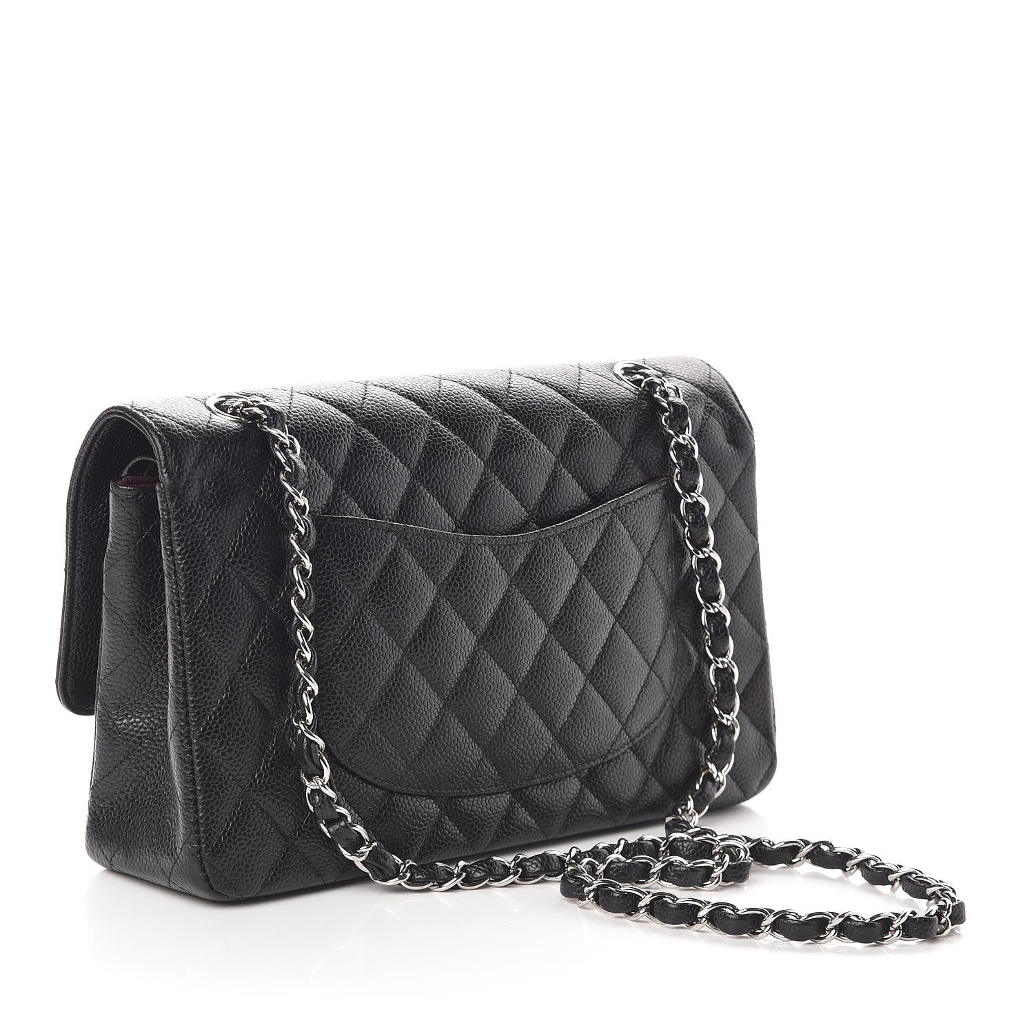 Chanel Caviar Quilted Medium Double Flap Black 3 of 10