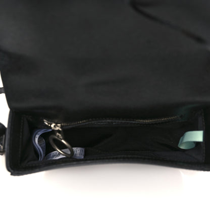 Off-White Saffiano For Display Only Binder Clip Shoulder Bag Black 5 of 8