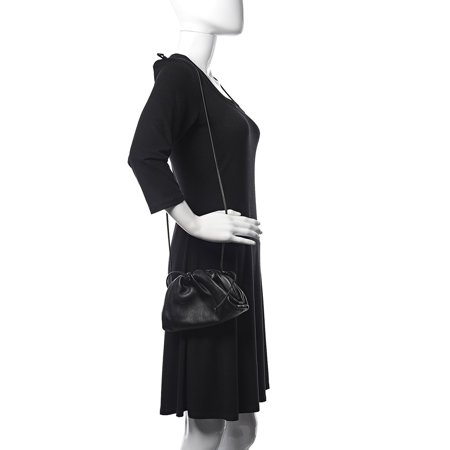 Butter Calfskin The Mini Pouch Black