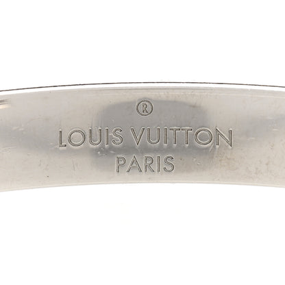 Louis Vuitton Palladium Monogram Nanogram Cuff S Silver 4 of 6