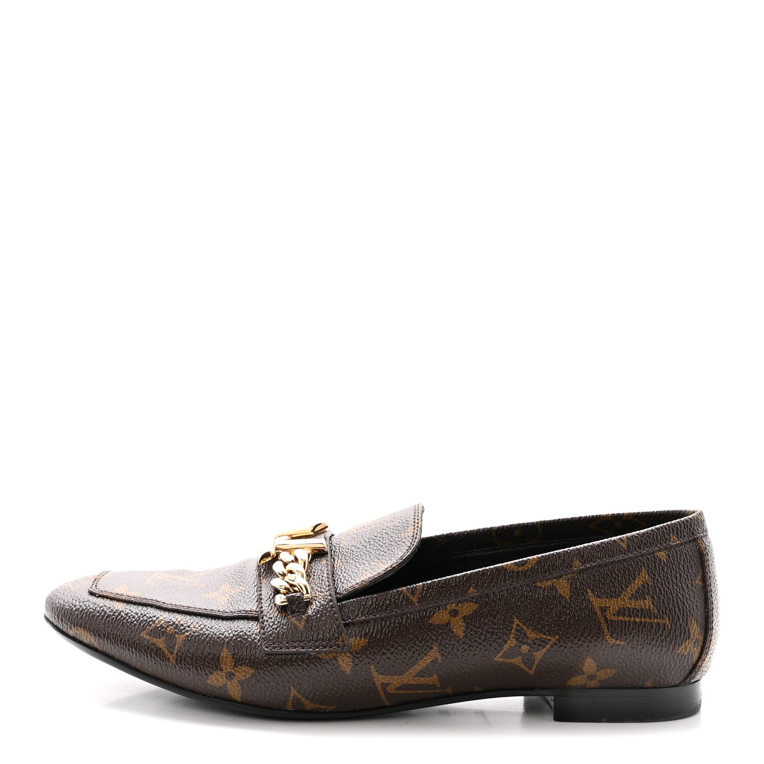 Louis Vuitton Monogram Upper Case Flat Loafer 38.5 1 of 9