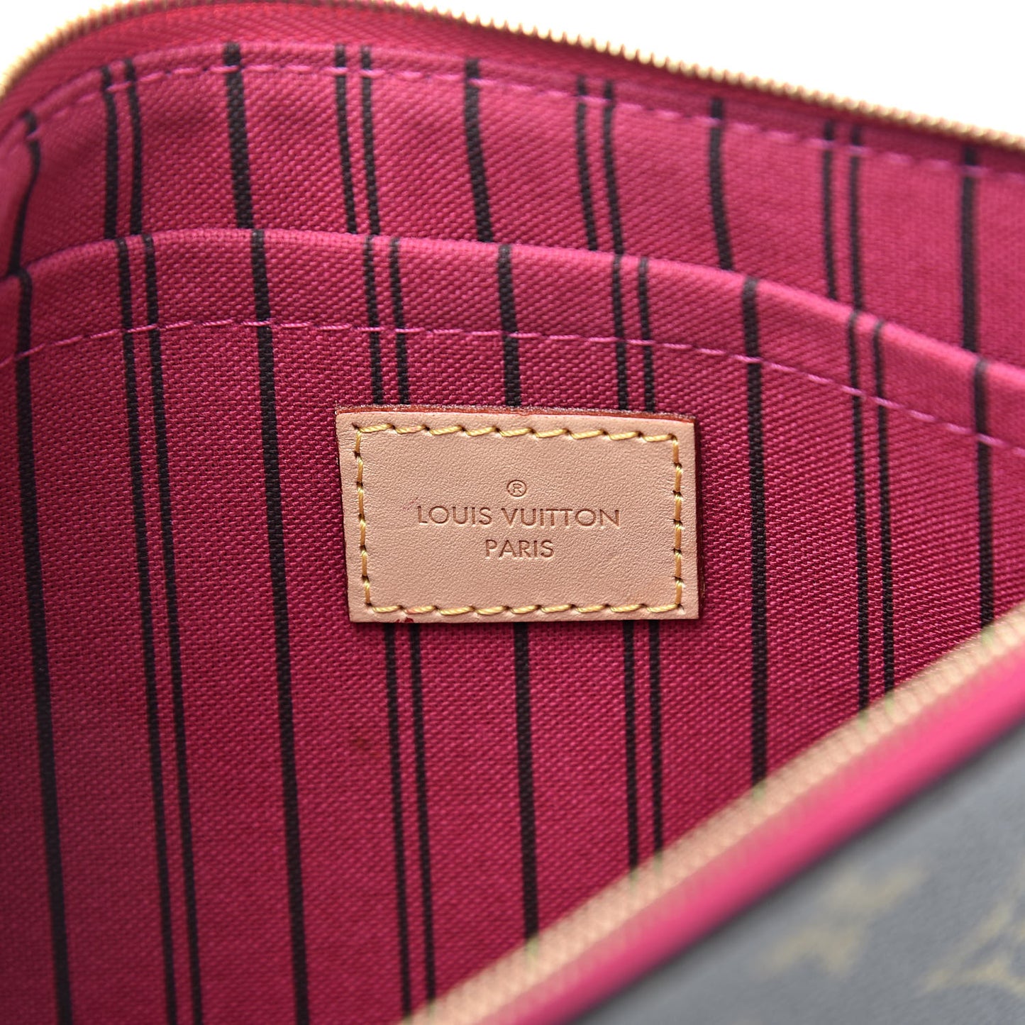Monogram Neverfull MM GM Pochette Pivoine