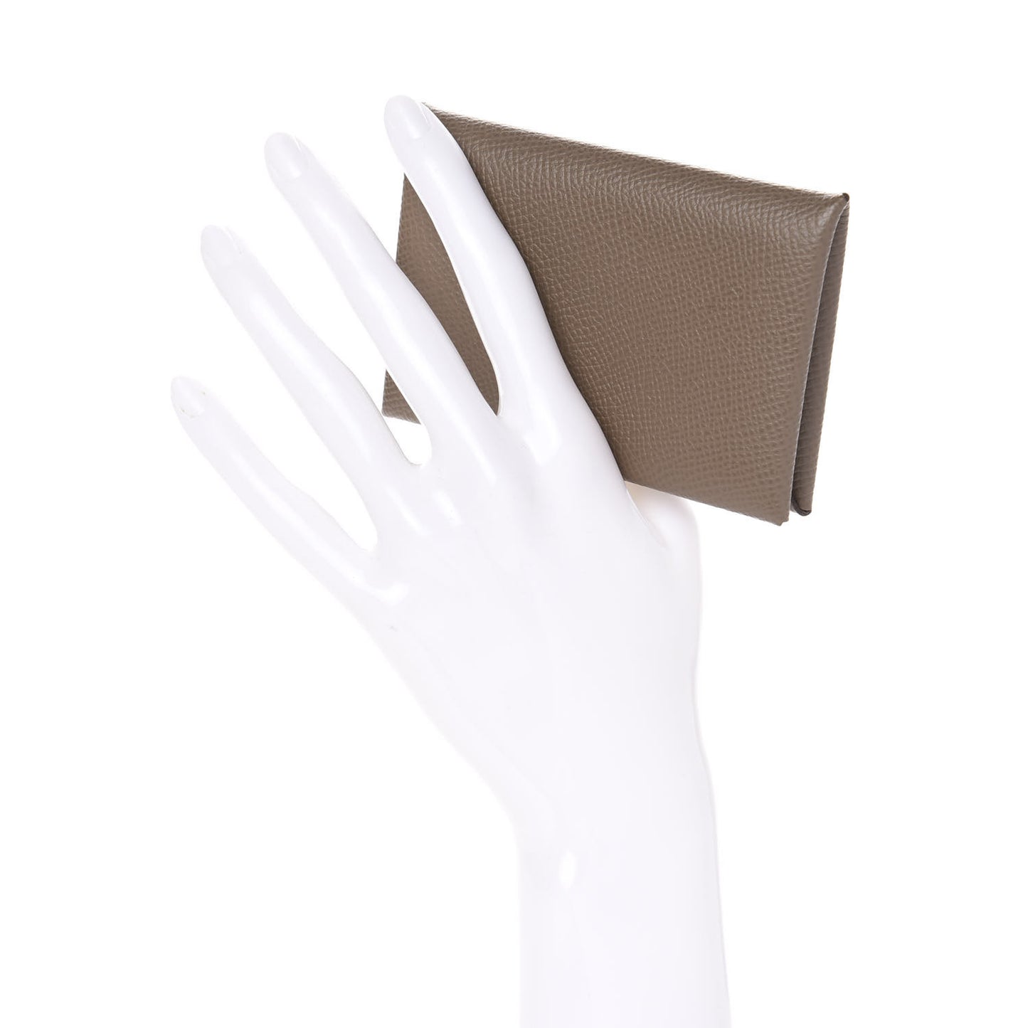 Epsom Calvi Card Case Etoupe