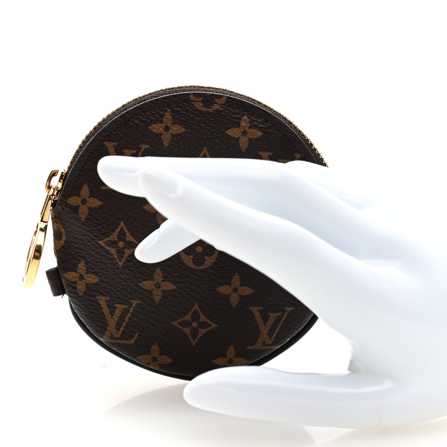 Louis Vuitton Mini Monogram Trio Pouch Round Coin Purse 2 of 6