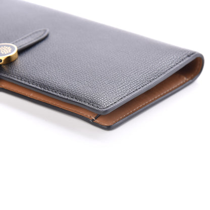 Mulberry Cross Grain Calfskin Tree Long Wallet Black 9 of 10