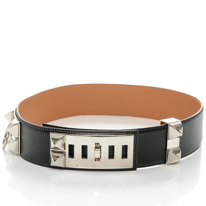 Hermes Box Collier De Chien CDC Belt 75 Black 3 of 7