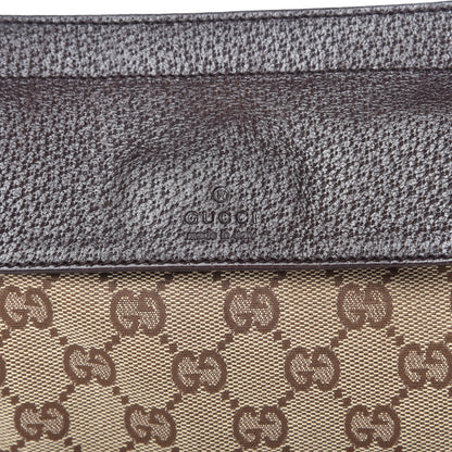 Gucci GG Monogram Double Pocket Belt Bag Dark Brown 10 of 10