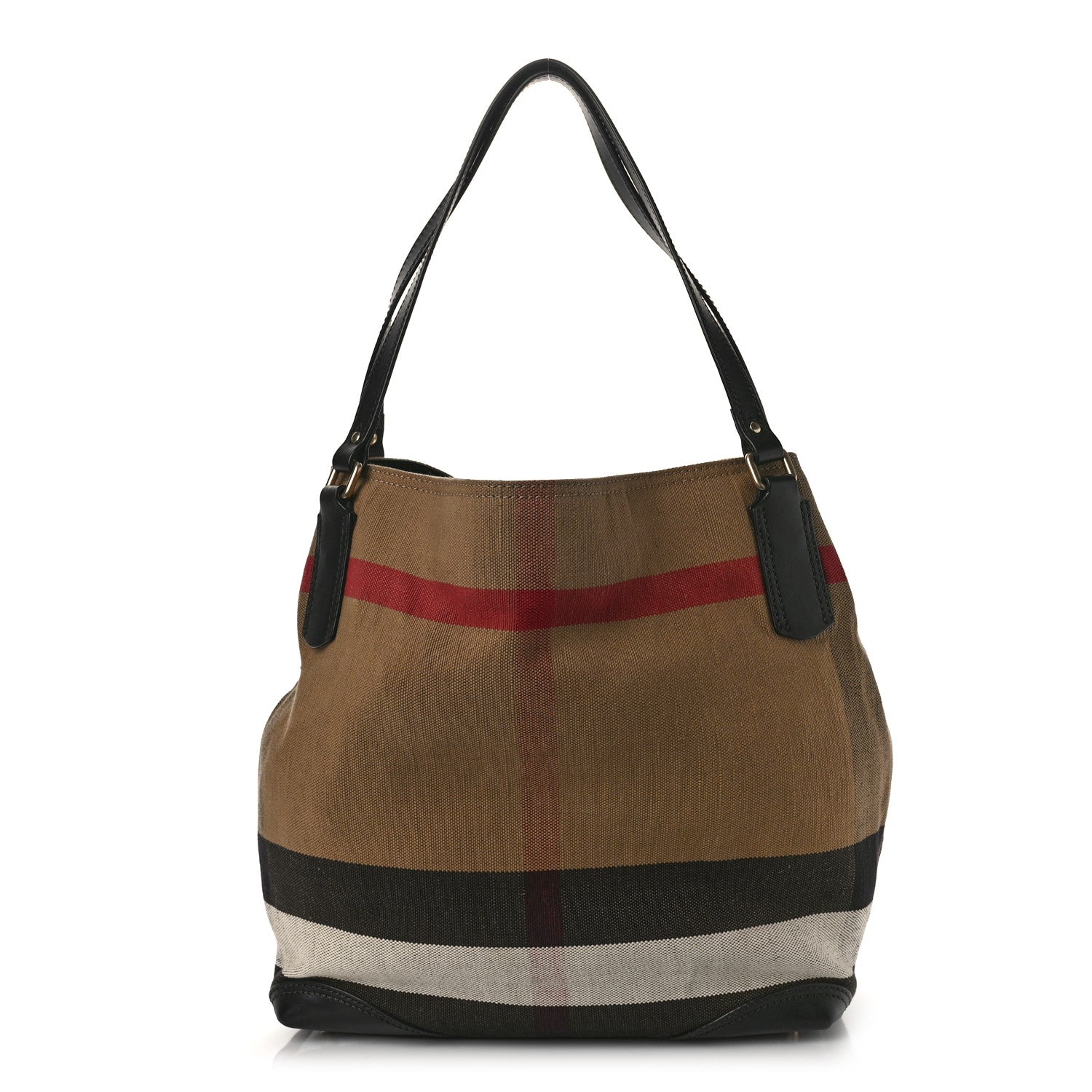 Burberry Canvas Mega Check Medium Maidstone Black 2 of 8
