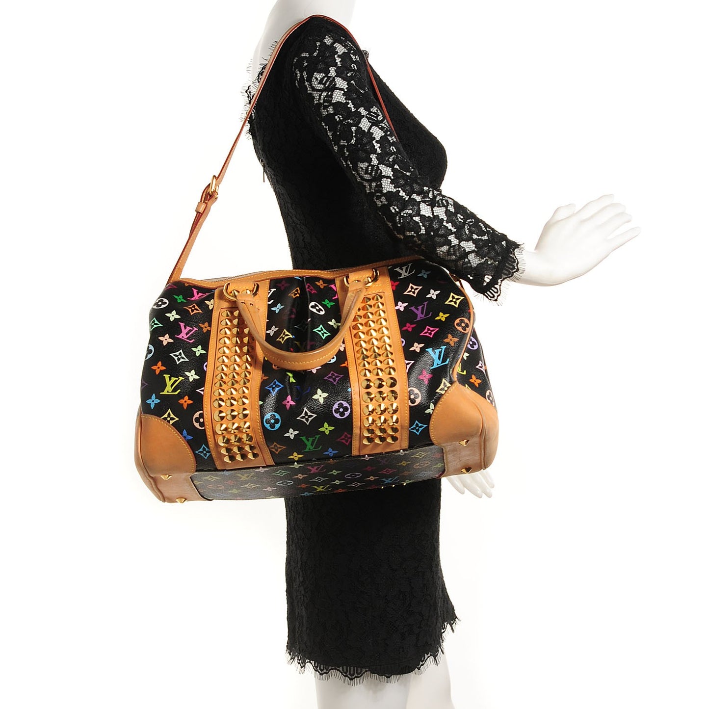Monogram Multicolor Courtney GM Black