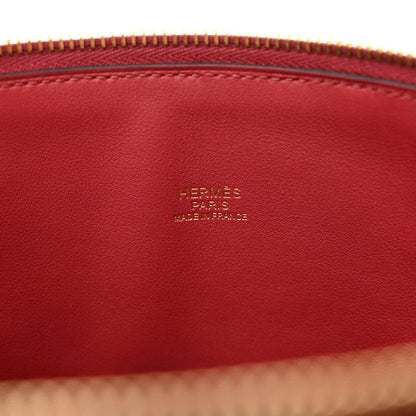 Hermes Taurillon Clemence Bolide 31 Rouge Grenat 6 of 9