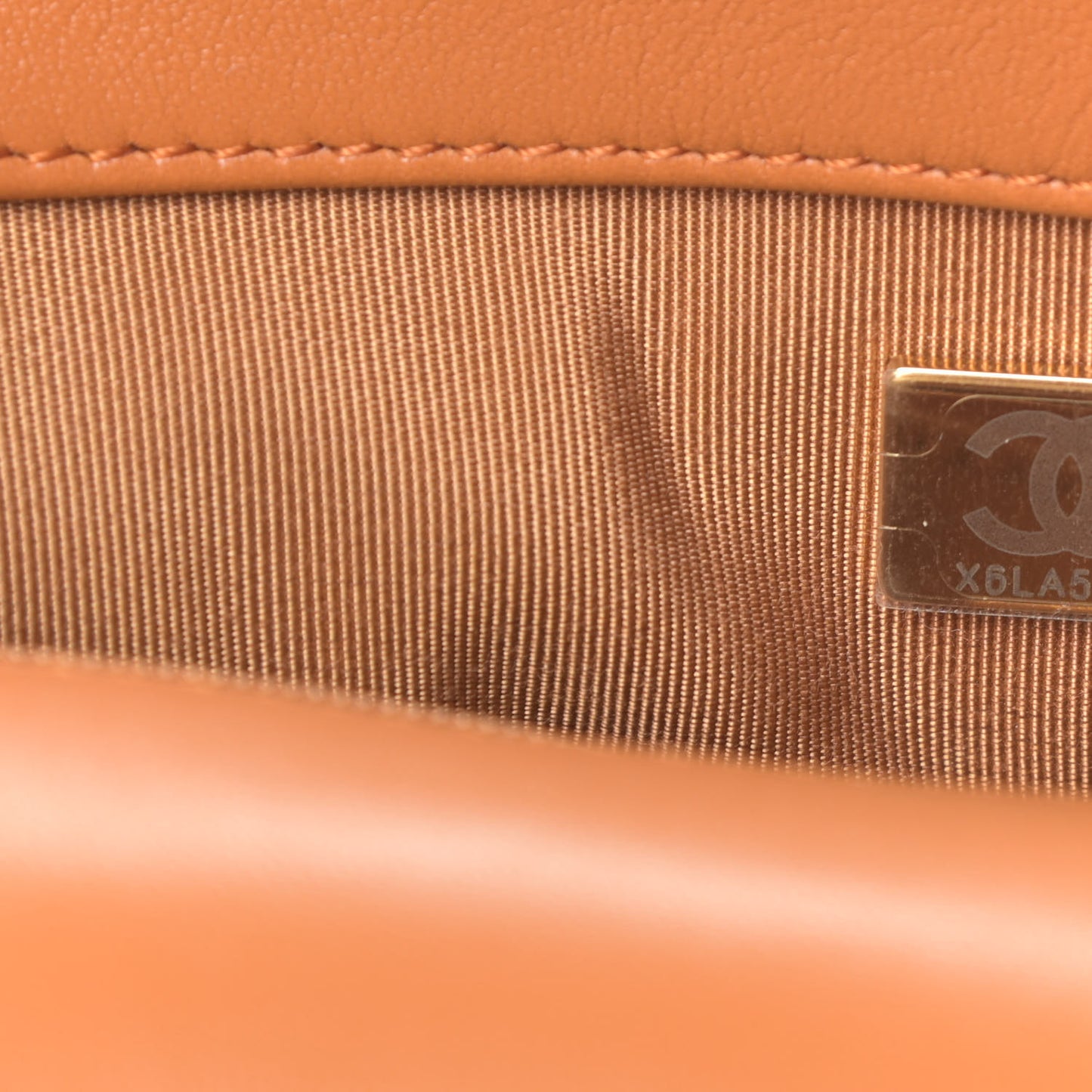 Lambskin Quilted Medium Chanel 19 Flap Light Brown