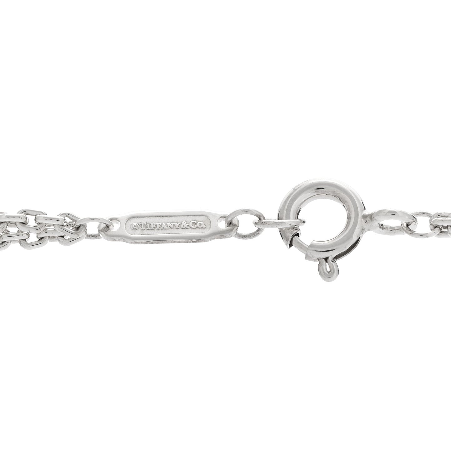Sterling Silver Double HardWear Link Pendant Necklace