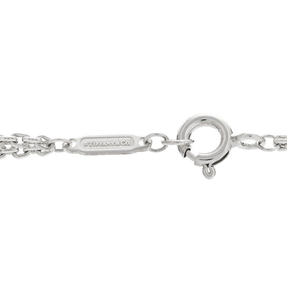 Tiffany Sterling Silver Double HardWear Link Pendant Necklace 4 of 6