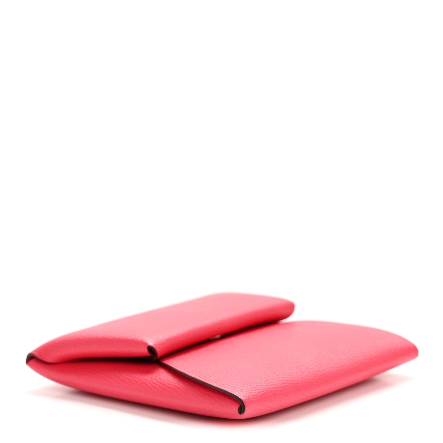 Hermes Madame Calfskin Bastia Coin Purse Rose Extreme 4 of 8