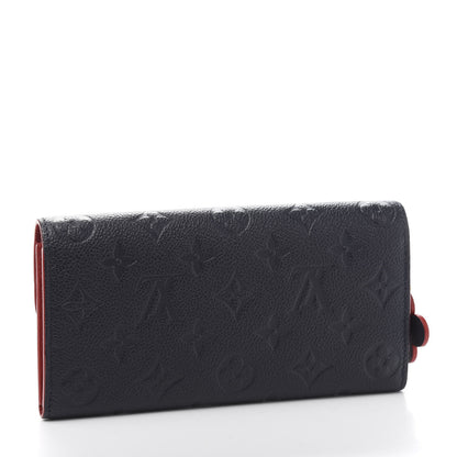 Louis Vuitton Empreinte Emilie Wallet Marine Rouge 3 of 8