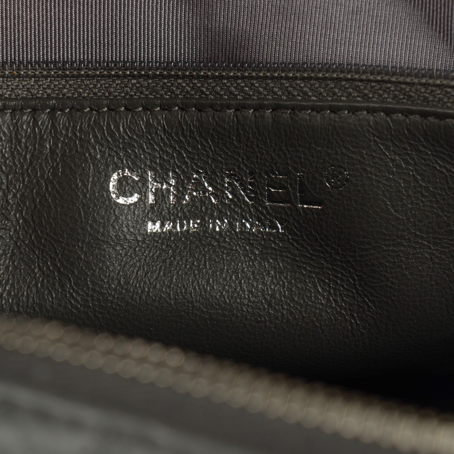Chanel Aged Calfskin Quilted Large Reissue Camera Case Grey 6 of 7