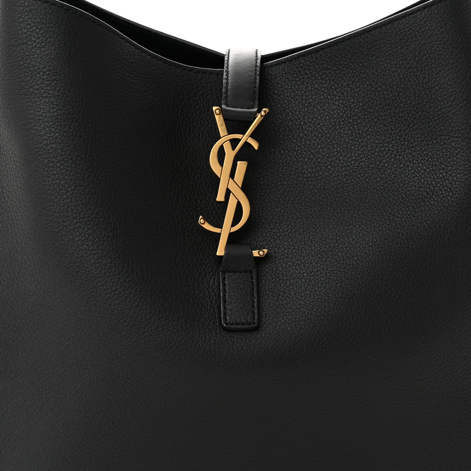 Saint Laurent Smooth Calfskin Large Le 5 A 7 Soft Hobo Black 8 of 10