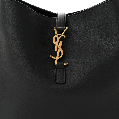 Saint Laurent Smooth Calfskin Large Le 5 A 7 Soft Hobo Black 8 of 10