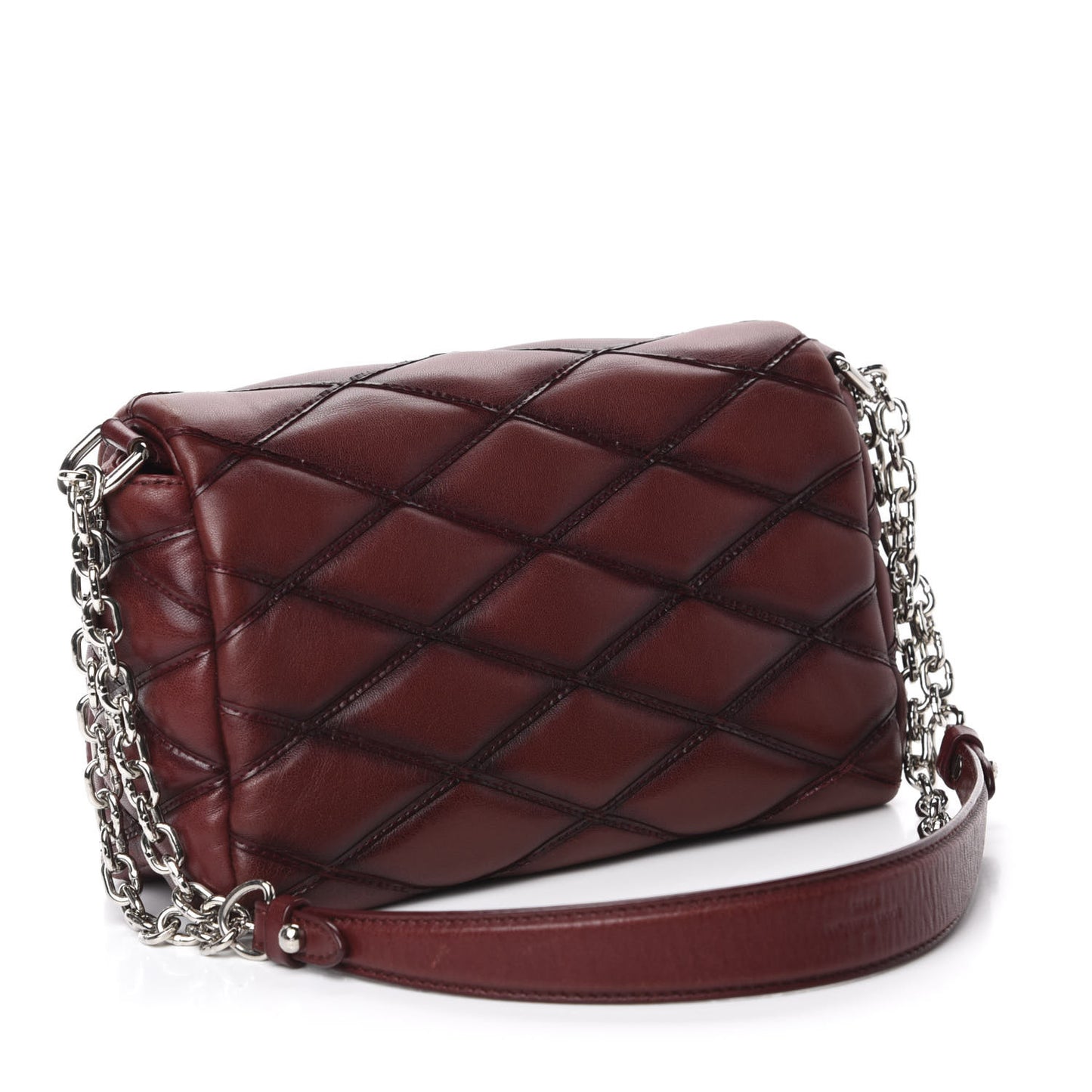 Lambskin Malletage GO-14 PM Bordeaux