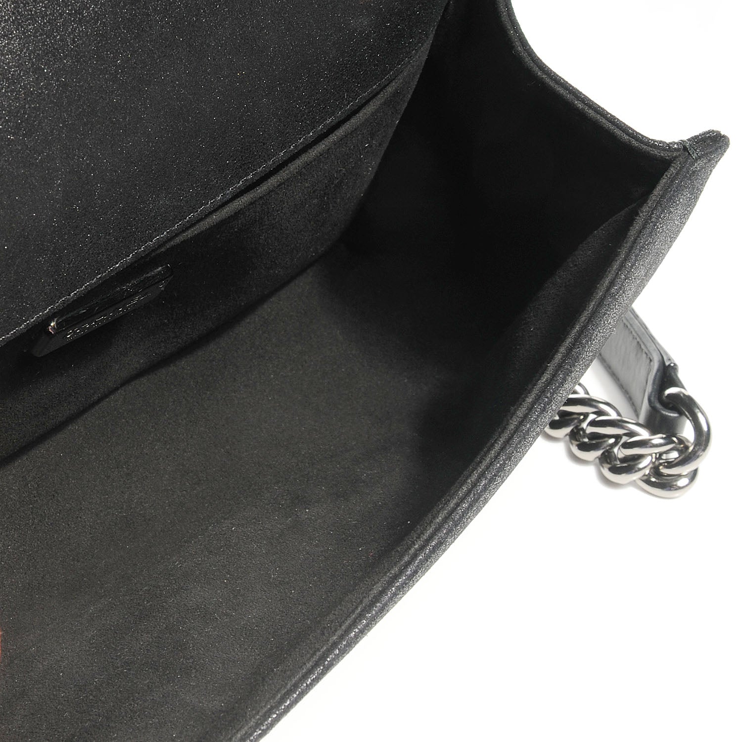 Chanel Sequin Medium Boy Flap Bag Black 7 of 7