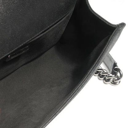 Chanel Sequin Medium Boy Flap Bag Black 7 of 7