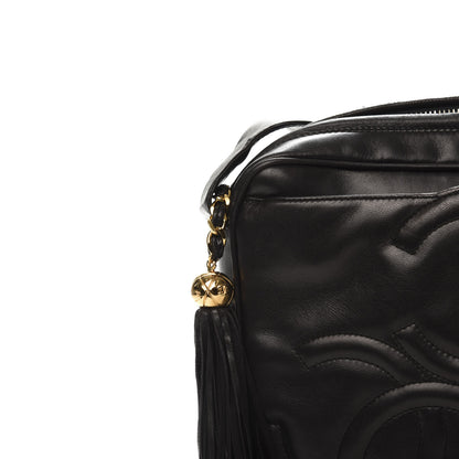 Chanel Lambskin CC Tassel Shoulder Bag Black 11 of 15