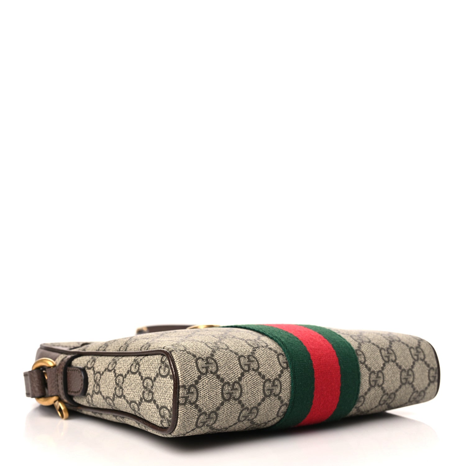 Gucci GG Supreme Monogram Web Small Ophidia Messenger Bag Brown 4 of 9
