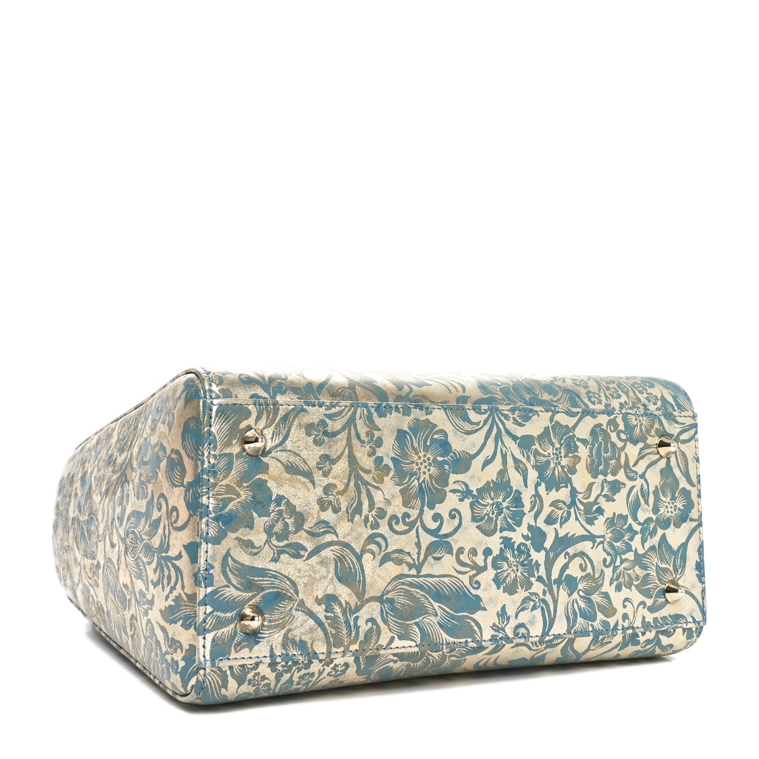 Christian Dior Metallic Calfskin Medium Brocart Lady Dior Multicolor 4 of 11