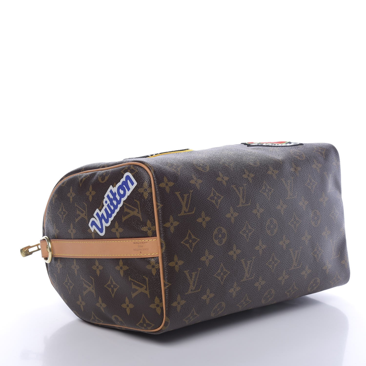 Louis Vuitton Monogram Patches Speedy Bandouliere 30 5 of 12