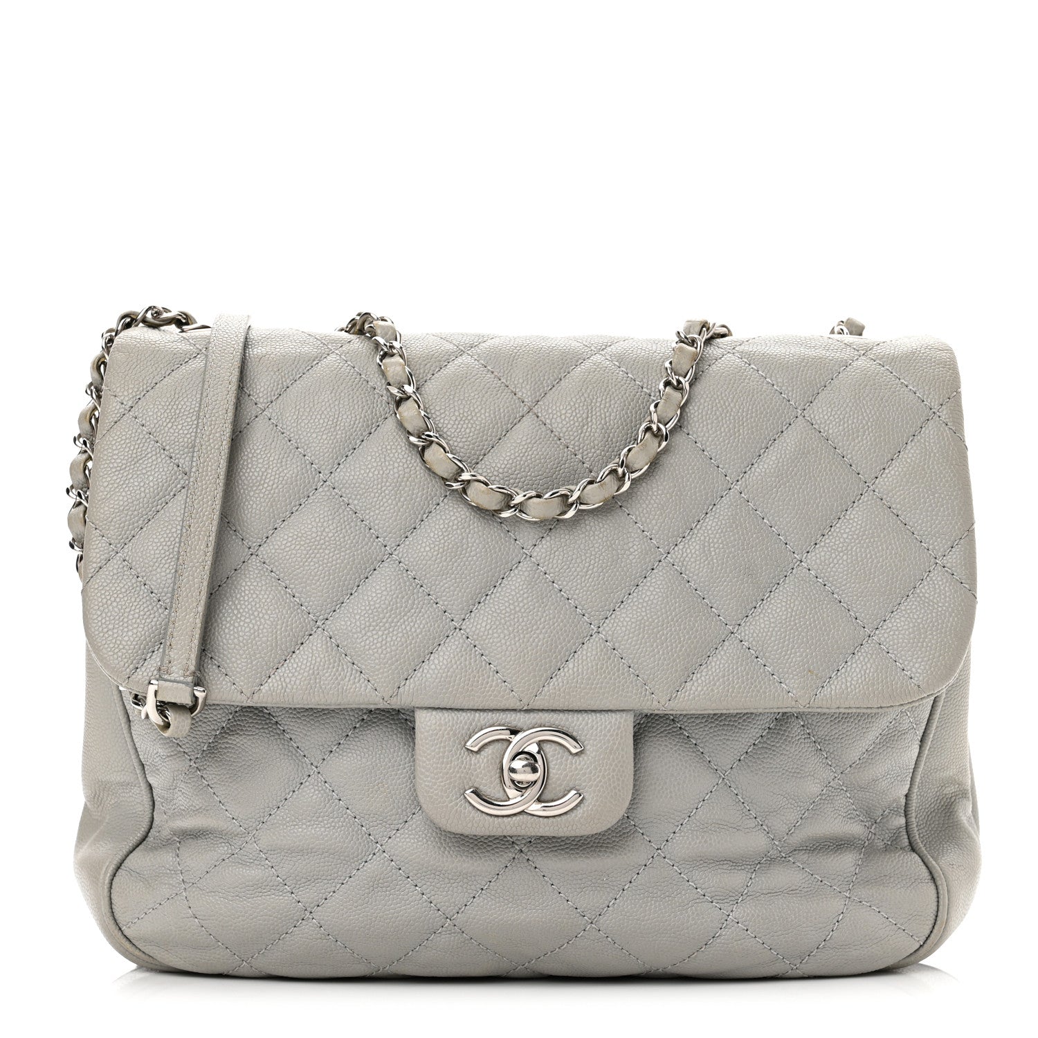 Chanel Caviar Quilted Large Urban Companion Flap Grey 1 of 11