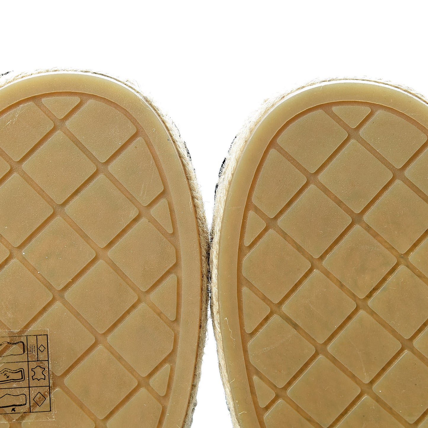 Velvet Logo Espadrilles 38 Black