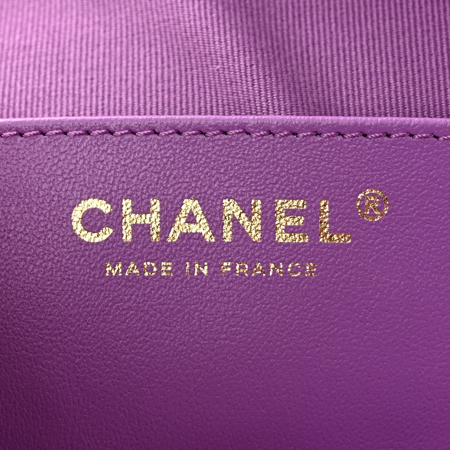Lambskin Quilted CC In Love Heart Bag Purple