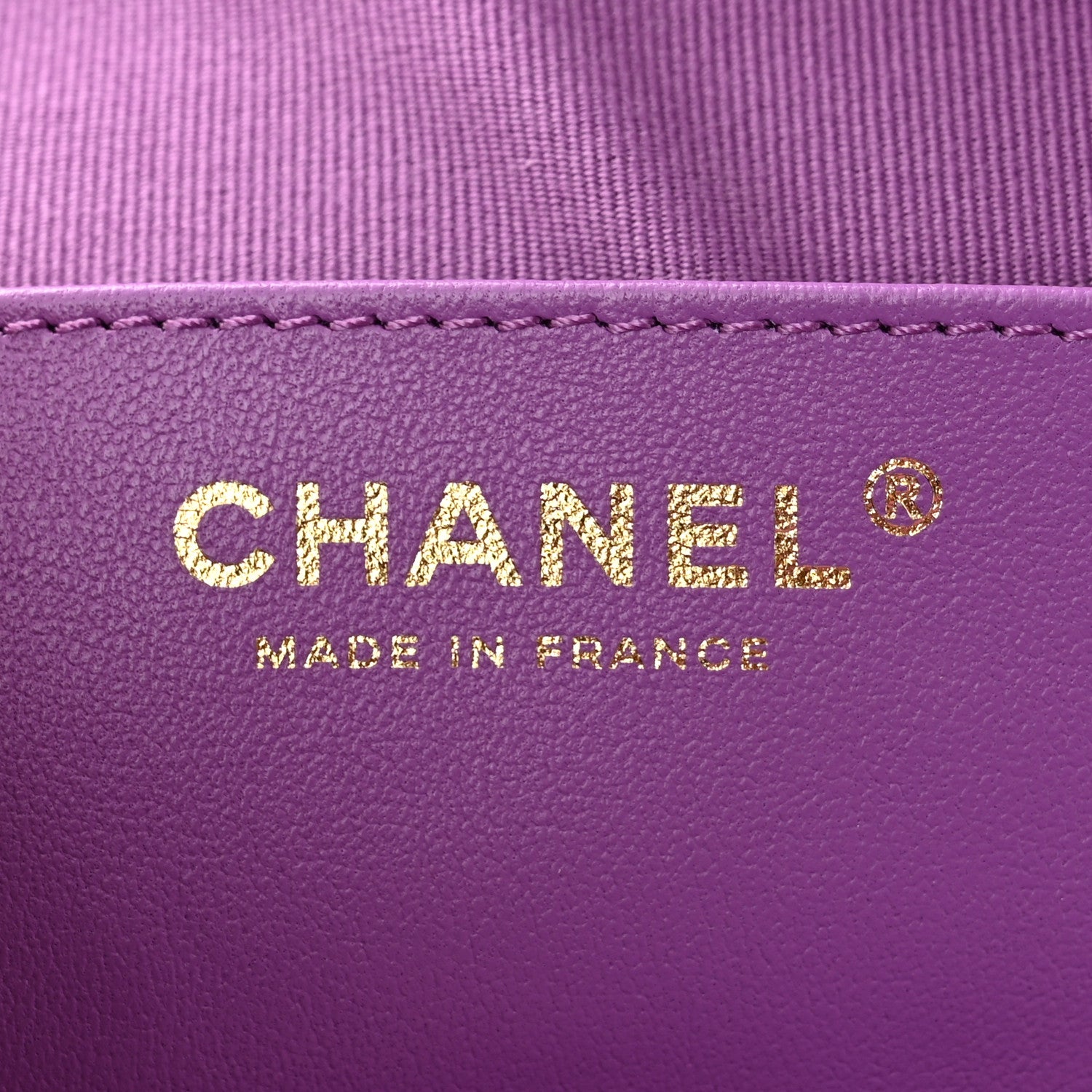 Chanel Lambskin Quilted CC In Love Heart Bag Purple 6 of 10