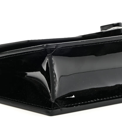 Christian Louboutin Patent Calfskin Mini Elisa Baguette Black 8 of 9