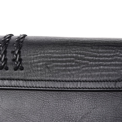 Chloe Calfskin Braided Medium Hudson Shoulder Bag Black 13 of 16