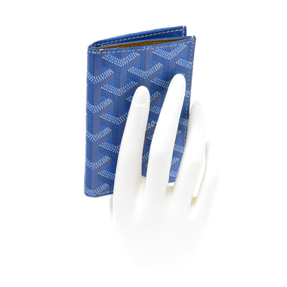 Goyard Goyardine Saint Pierre Card Holder Blue 2 of 12