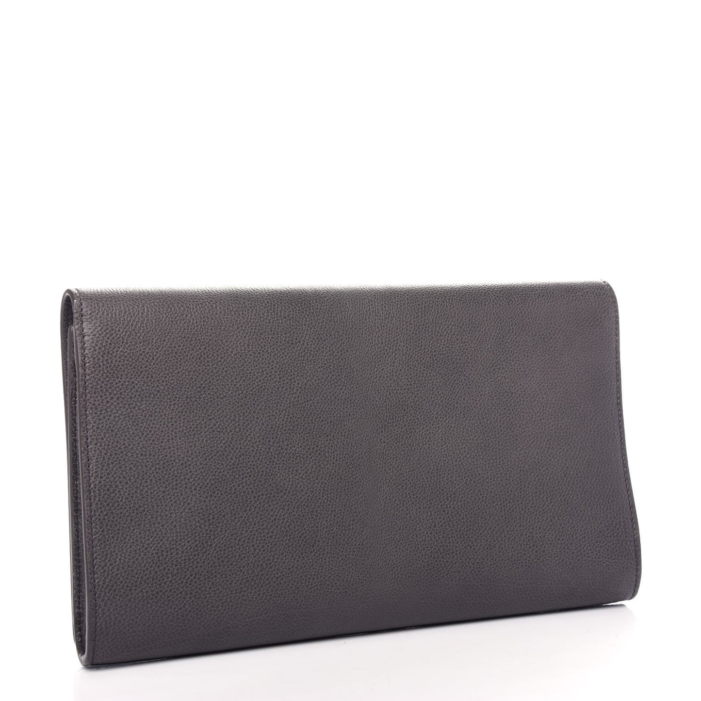 Calfskin Monogram Large Belle De Jour Clutch Gray