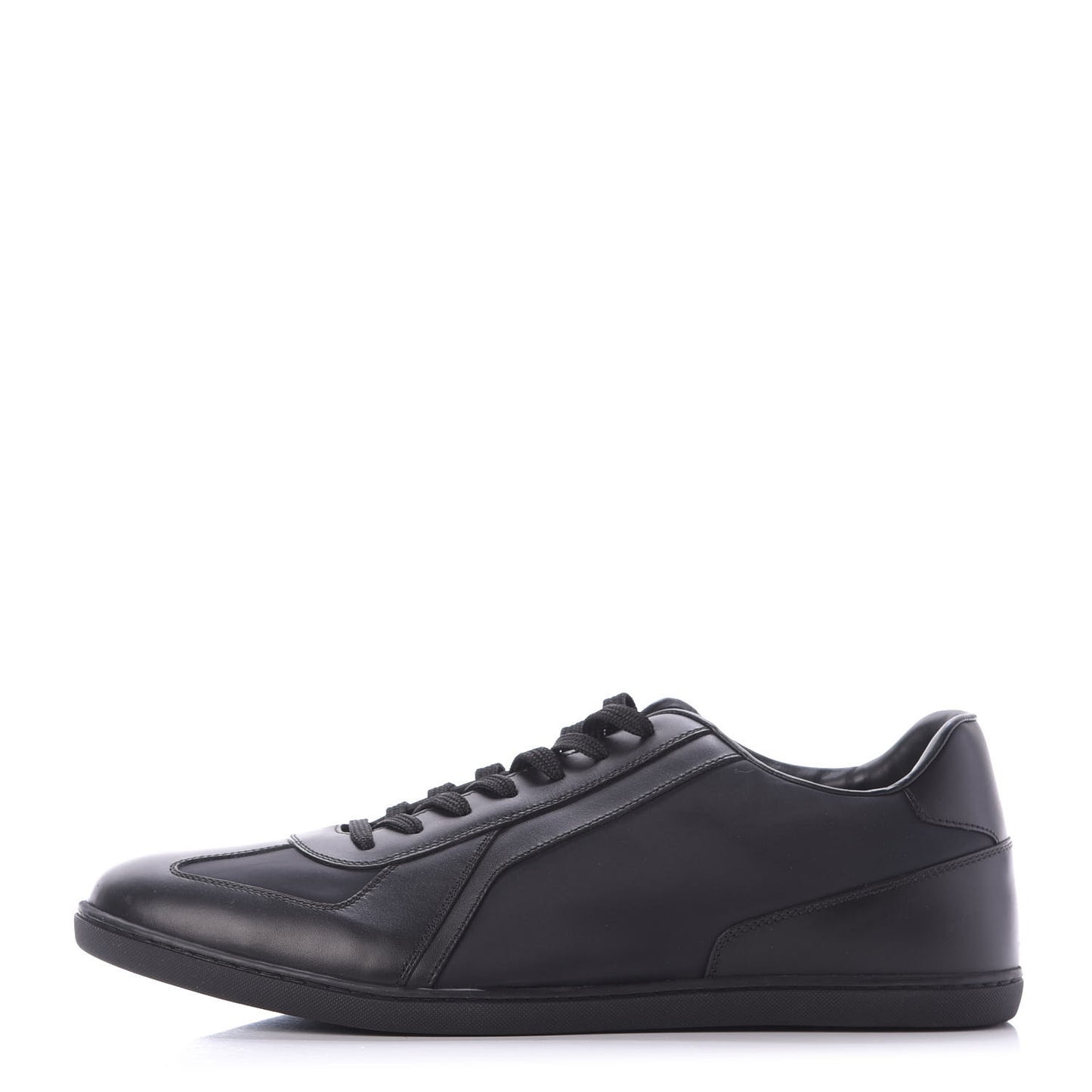 Calfskin Nylon Pulse Sneaker 9 Black