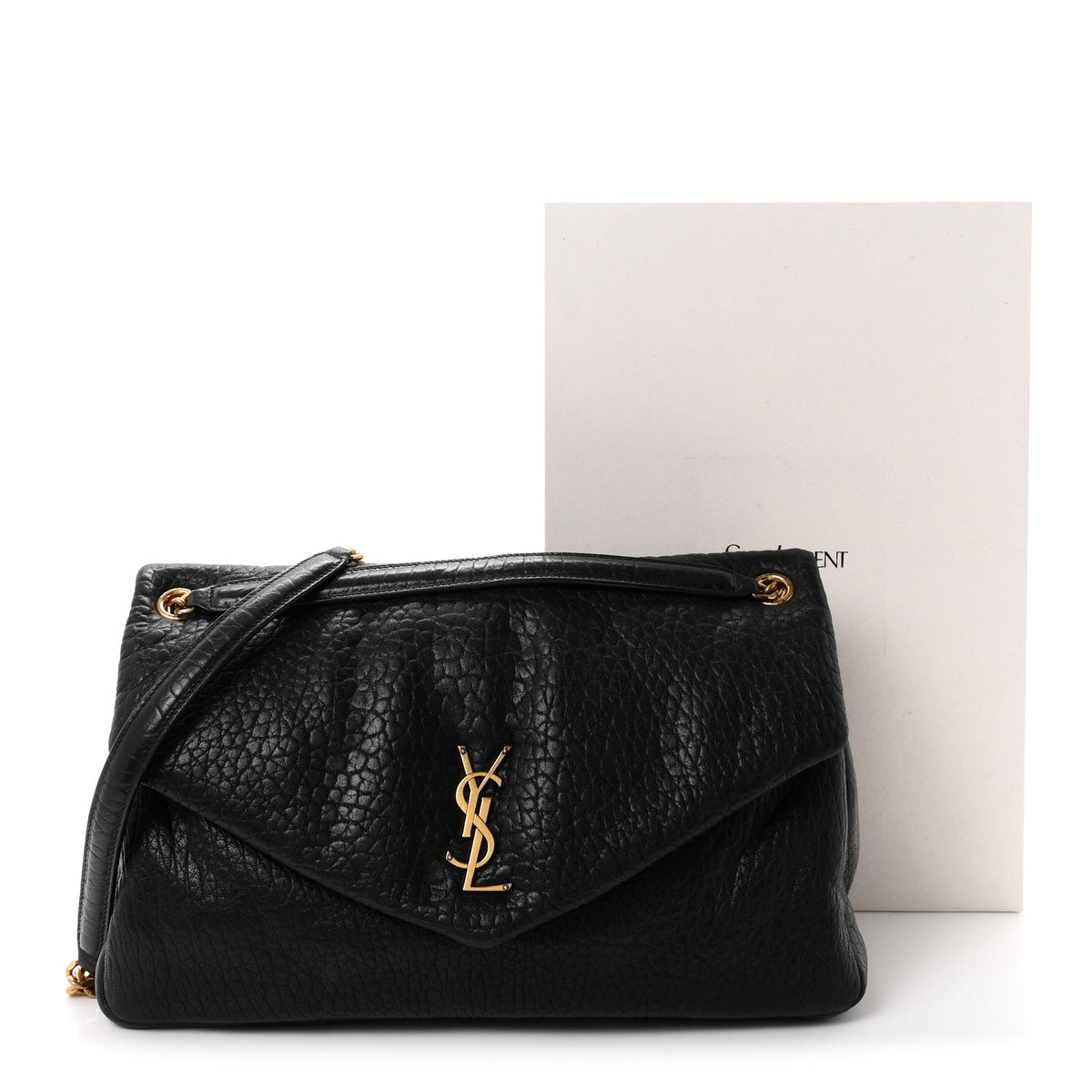 Grained Lambskin Large Calypso Black