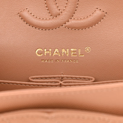 Chanel Caviar Quilted Small Double Flap Dark Beige 6 of 10