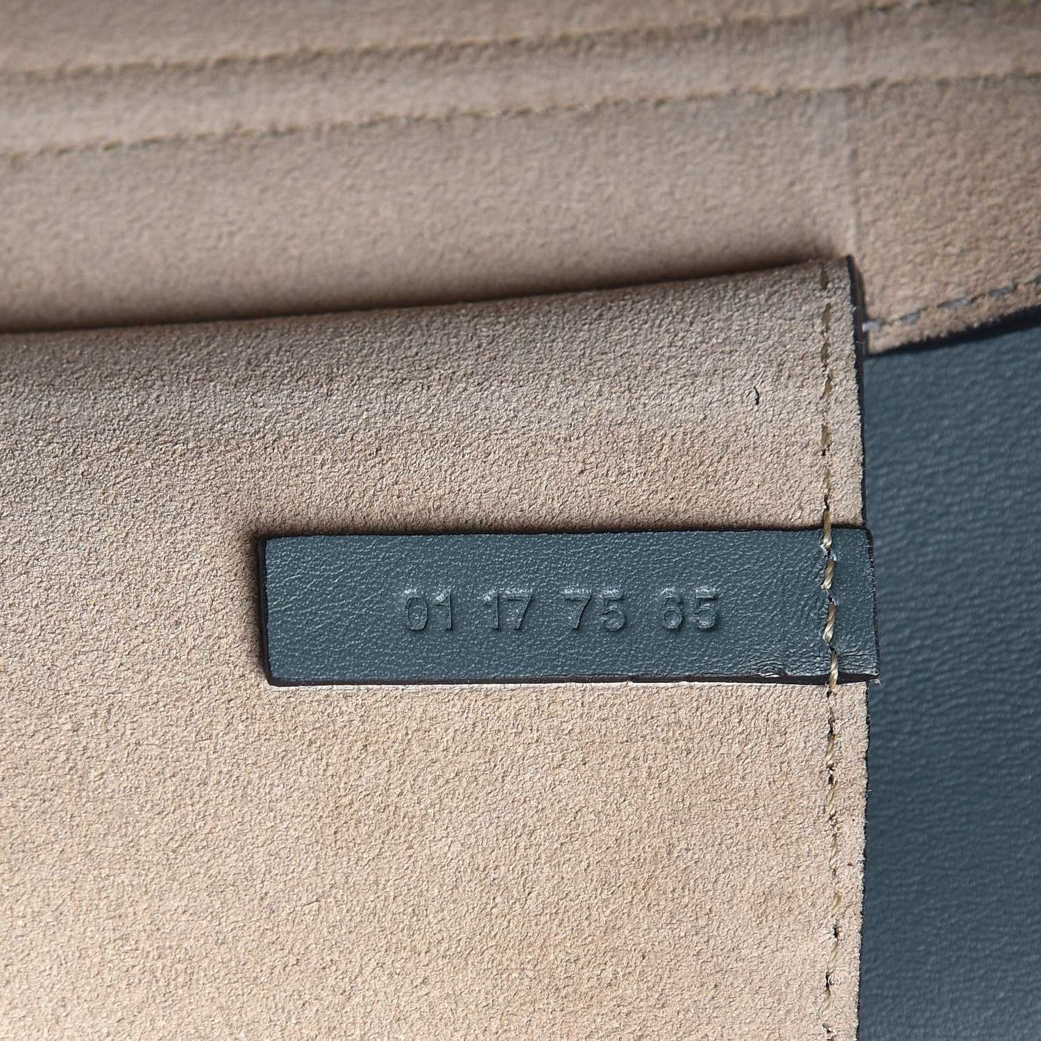 Chloe Suede Calfskin Faye Wallet On Strap Cloudy Blue 9 of 10