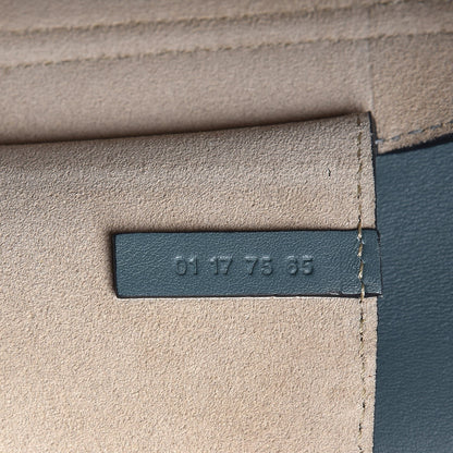 Chloe Suede Calfskin Faye Wallet On Strap Cloudy Blue 9 of 10