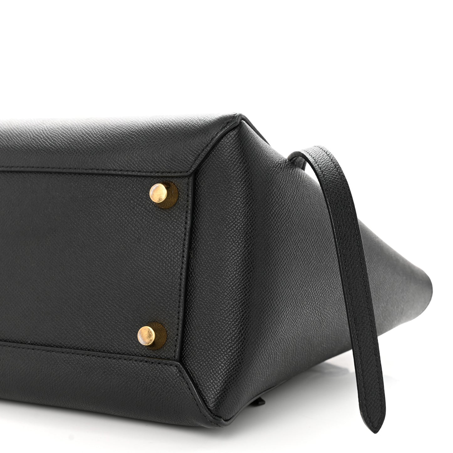 Grained Calfskin Mini Belt Bag Black