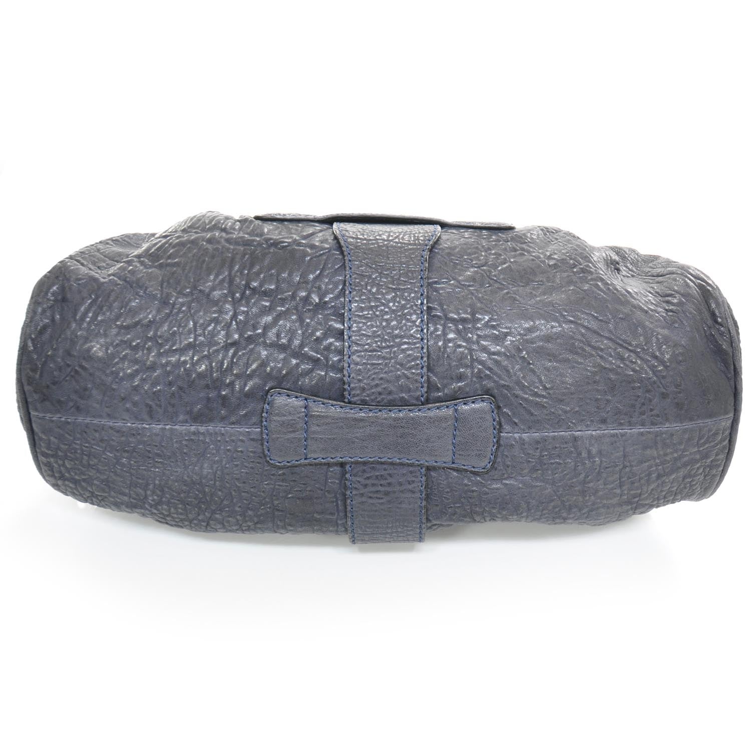 Jimmy Choo Drummed Leather Riki Blue 4 of 9