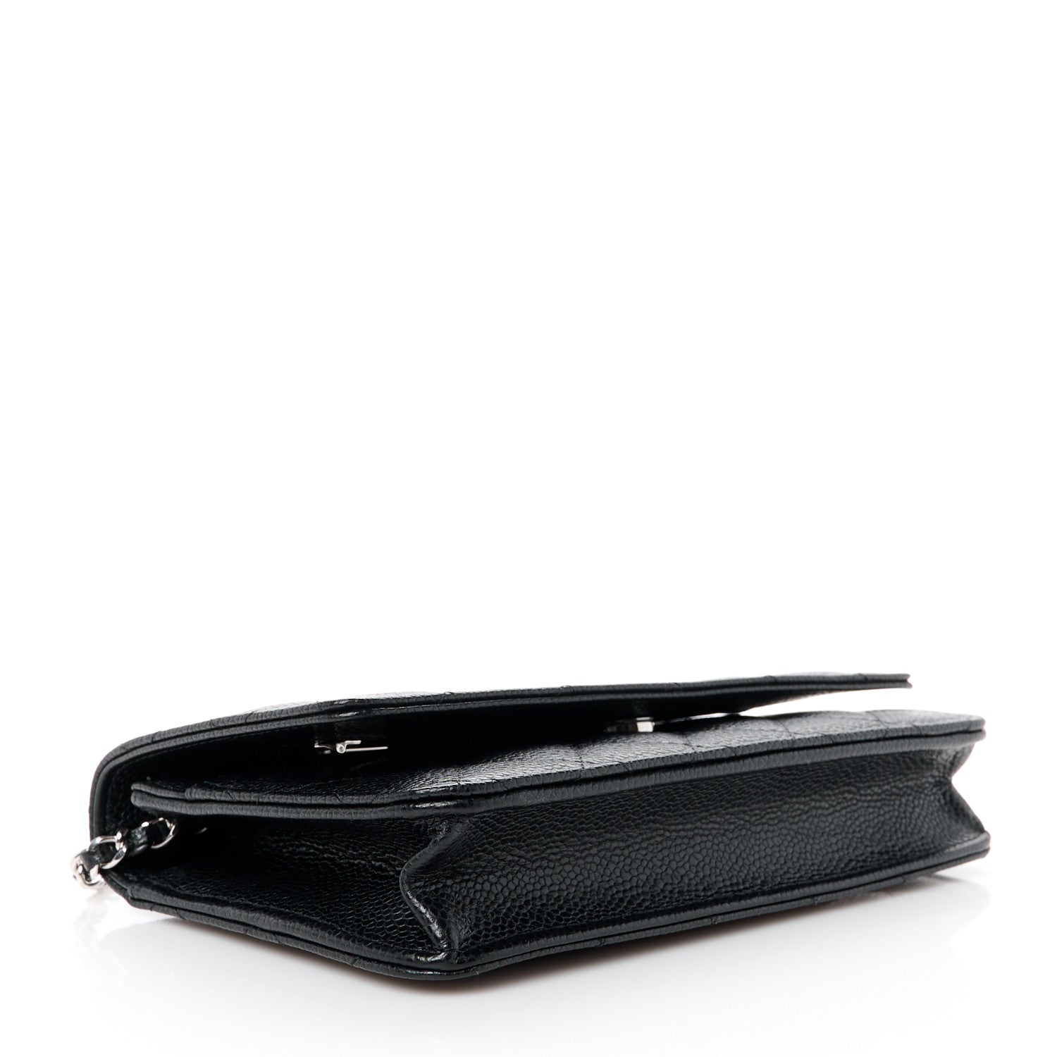 Chanel Caviar Quilted Wallet on Chain WOC Black 4 of 12