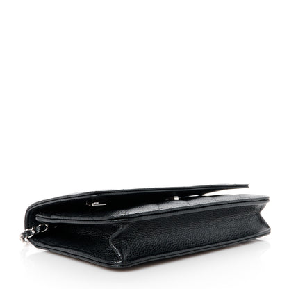 Chanel Caviar Quilted Wallet on Chain WOC Black 4 of 12