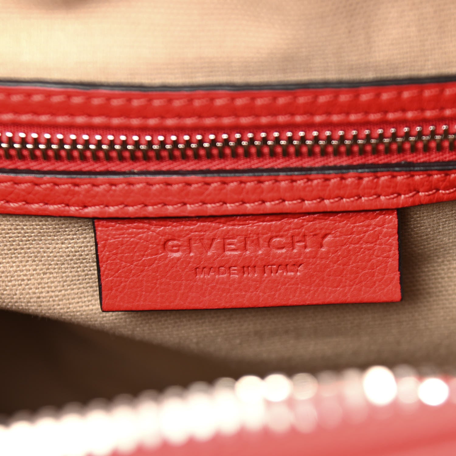 Givenchy Sugar Goatskin Small Antigona Red 7 of 12