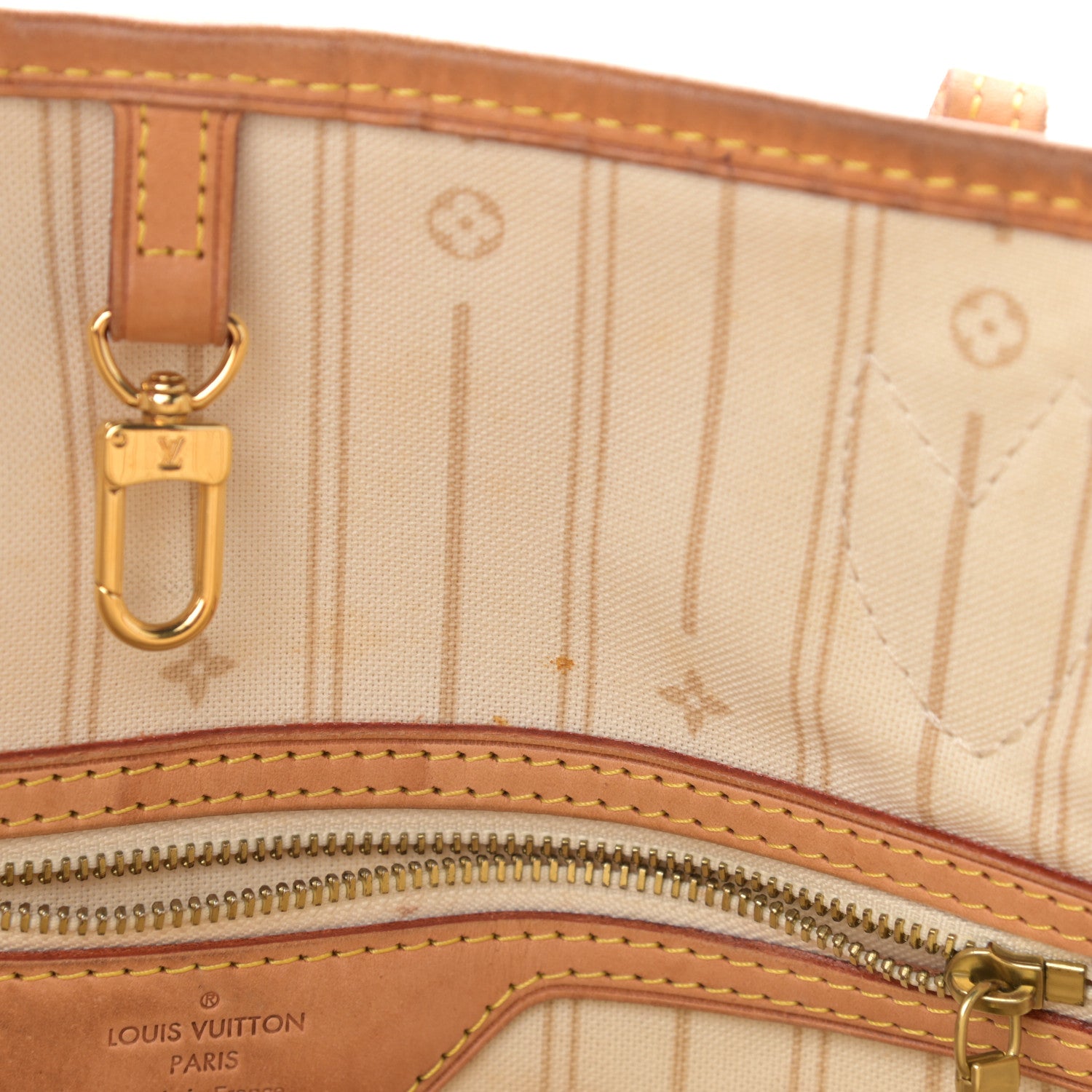 Louis Vuitton Damier Azur Neverfull MM 13 of 14