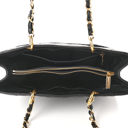 Chanel Caviar Quilted Grand Shopping Tote GST Black 5 of 12