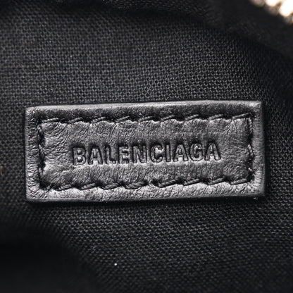 Balenciaga Agneau Arena Crystal Neo Nano Cagole Handbag Black 7 of 12